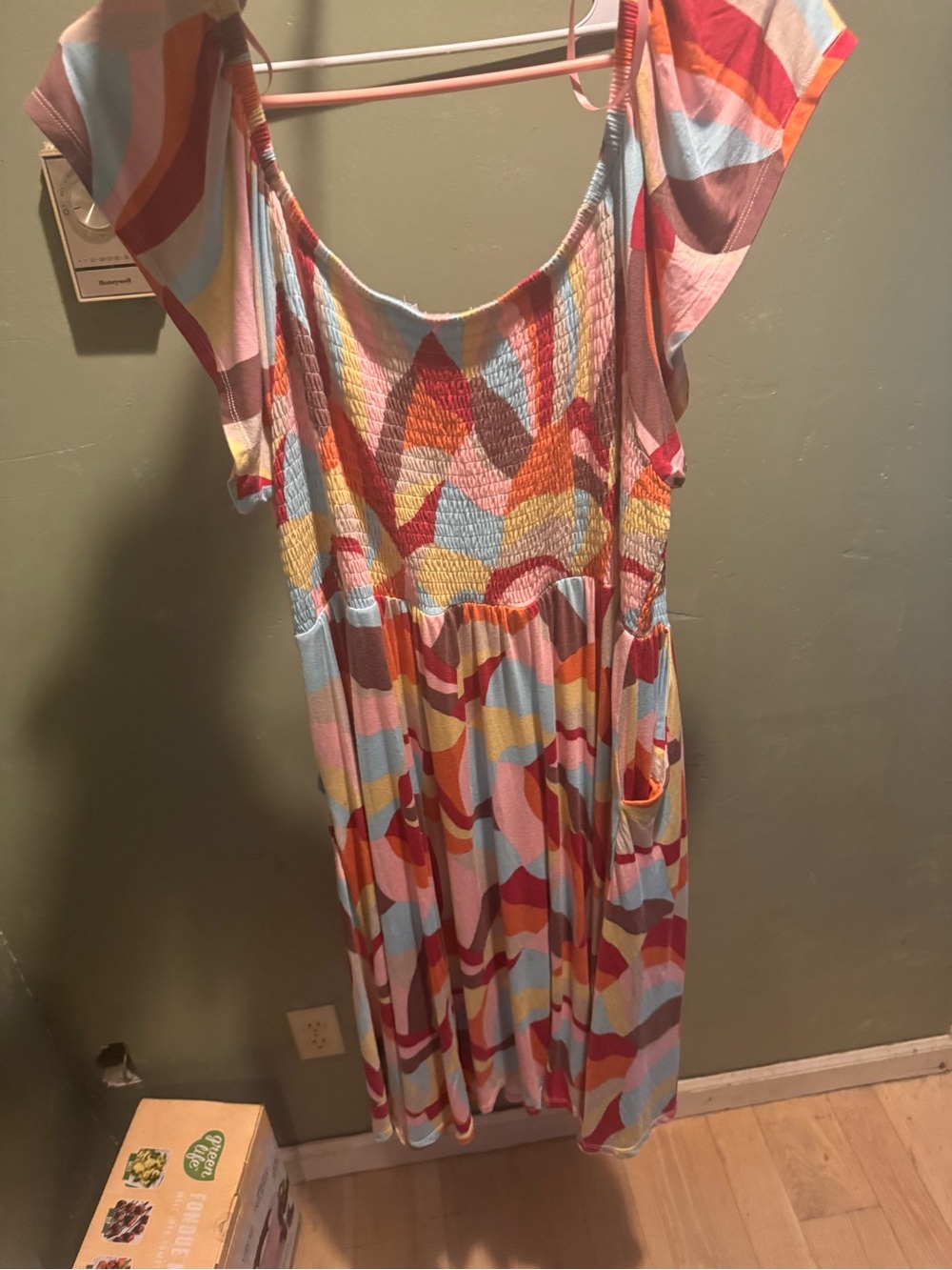 TORRID Women's Multicolor Abstract Print Dress